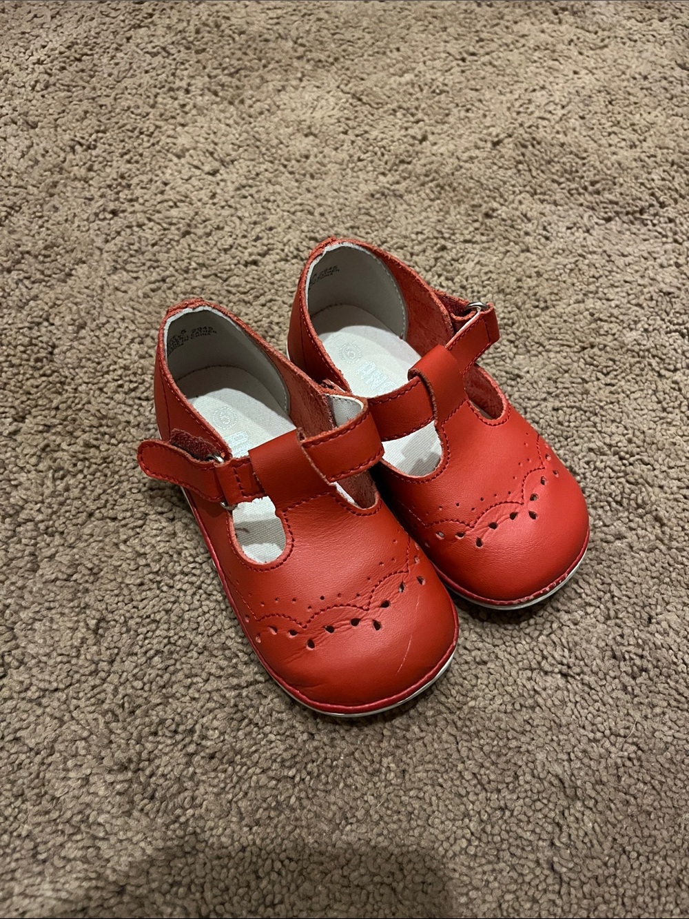 Angel Red Mary Jane Dress Shoes for Kids